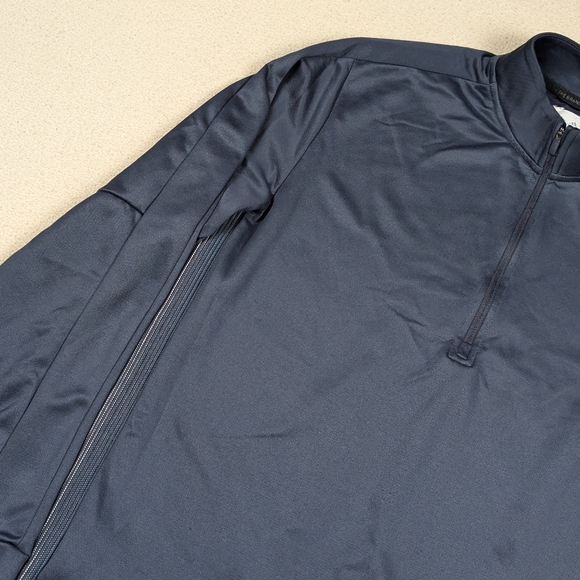 Adidas Golf Men's AdiCross Navy Blue 1/4 Zip Pullover Sweater Size Small - Picture 3 of 16